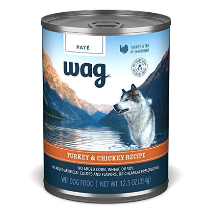 Pate Canned Dog Food, Turkey & Chicken Recipe, 12.5 oz Can (Pack of 12)